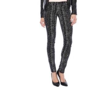 Rag & Bone Legging Barcode Print Knit Pants 29